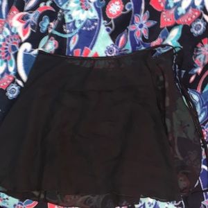 Theatricals brand, black, wrap dance skirt